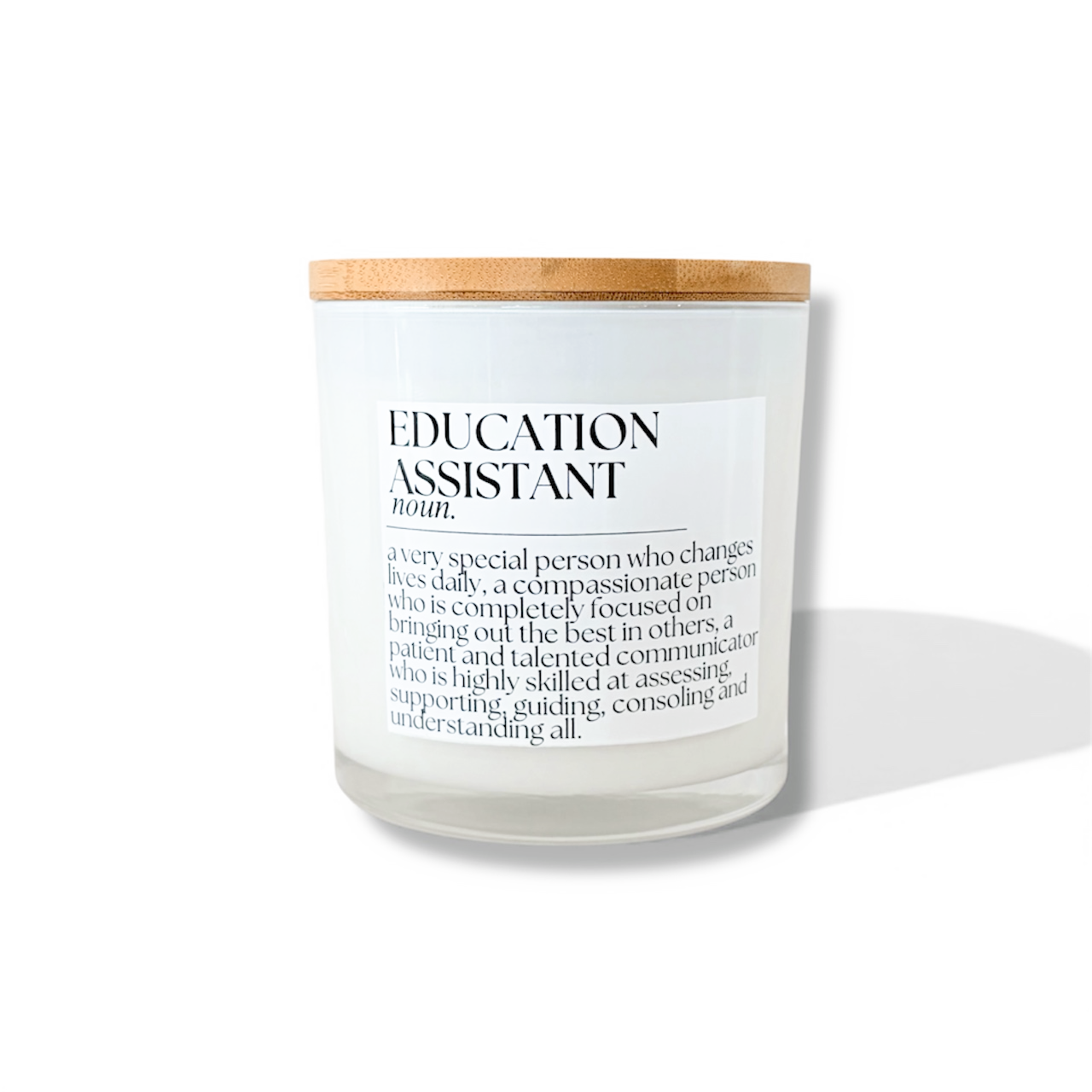 Education Assistant Deluxe Candle