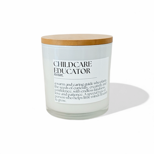 Childcare Educator Deluxe Candle
